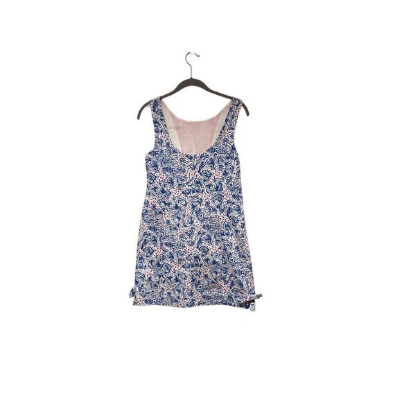 Lilly Pulitzer starfish, pink blue and white ocean shift dress size 4 - Picture 2 of 5